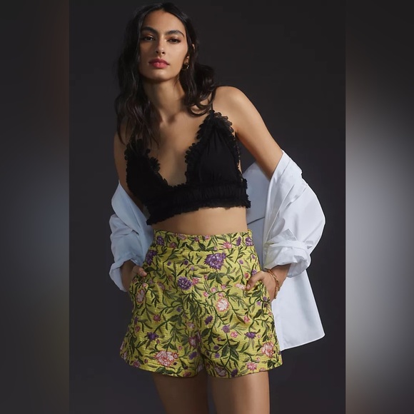 ANTHROPOLOGIE | La Fuori Embroidered Shorts - Picture 8 of 8